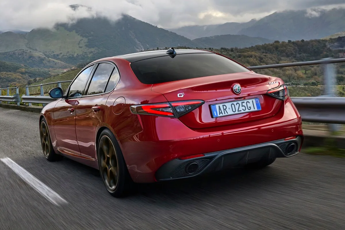 Alfa Romeo Giulia (2026) achteraanzicht