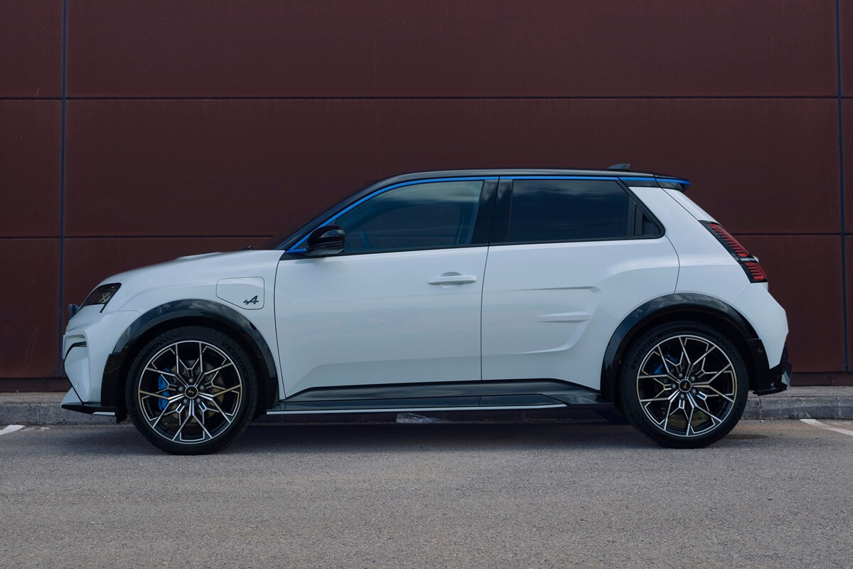 Alpine A290 (2026) vista laterale