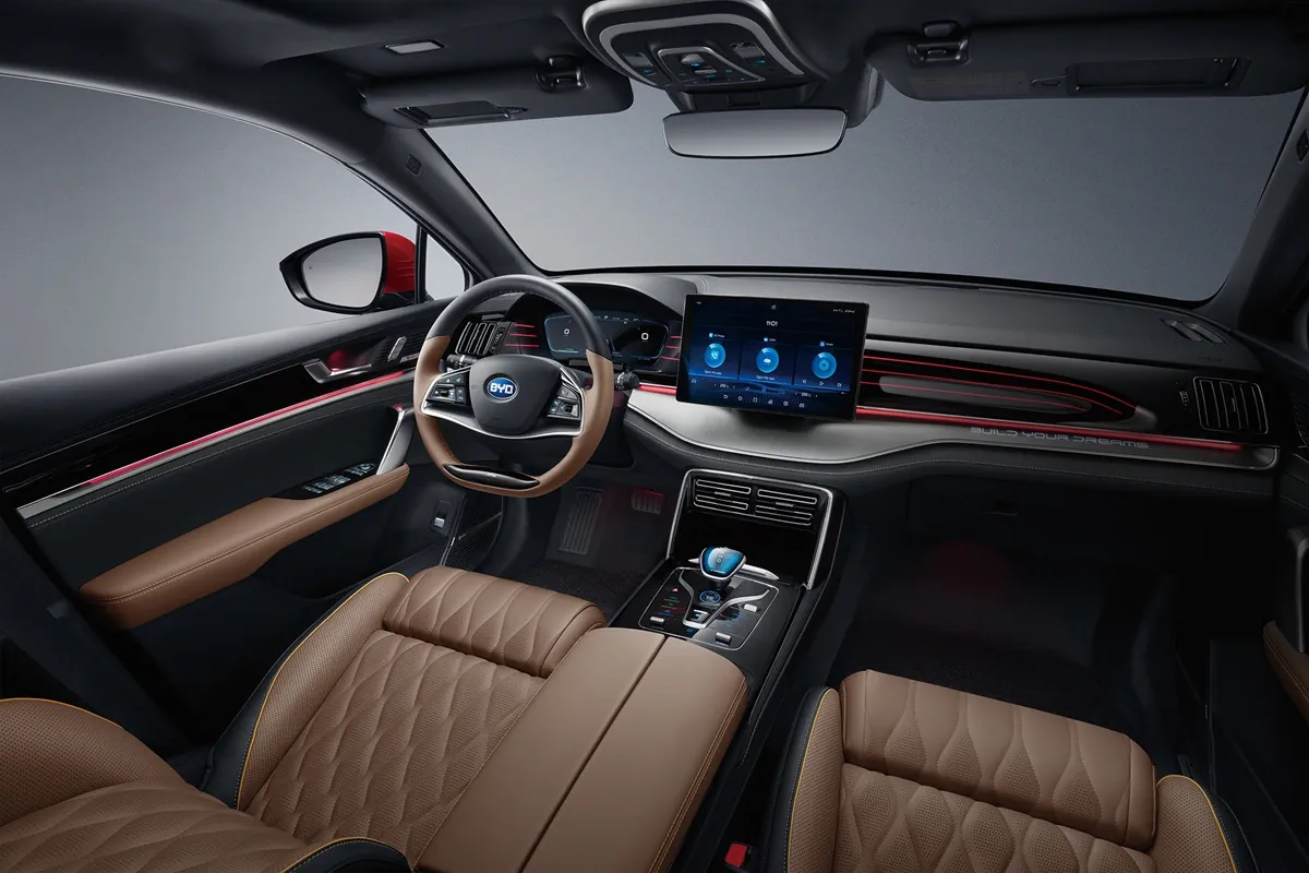 BYD Tang (2021–2022) dashboard view