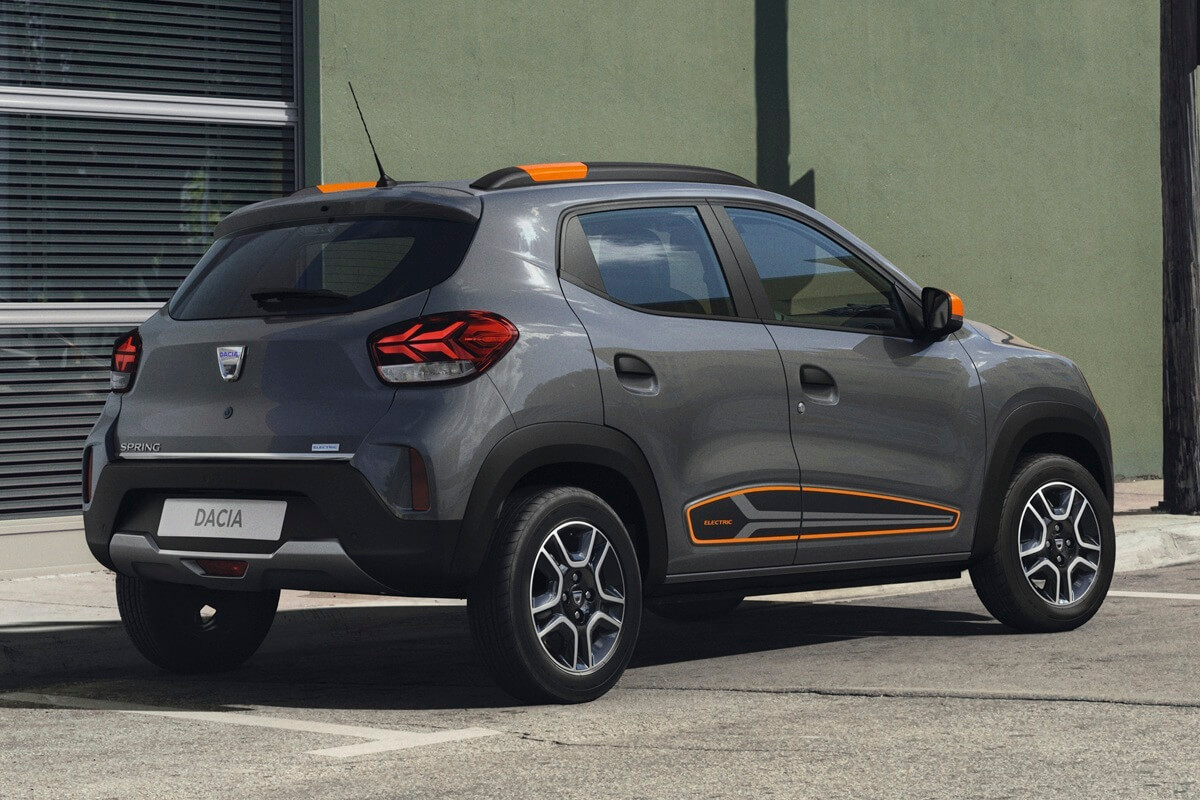 Dacia Spring (2020–2022) rear view