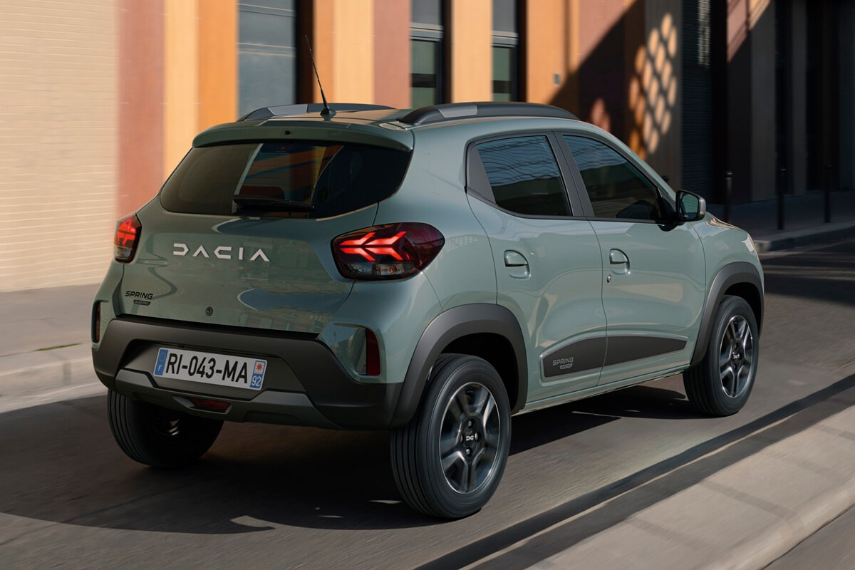 Dacia Spring (2022–2024) rear view