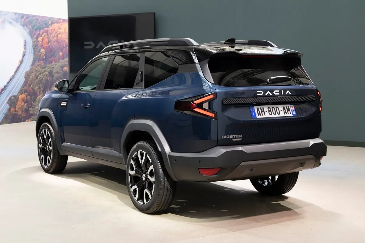 Dacia Bigster (2026) achteraanzicht