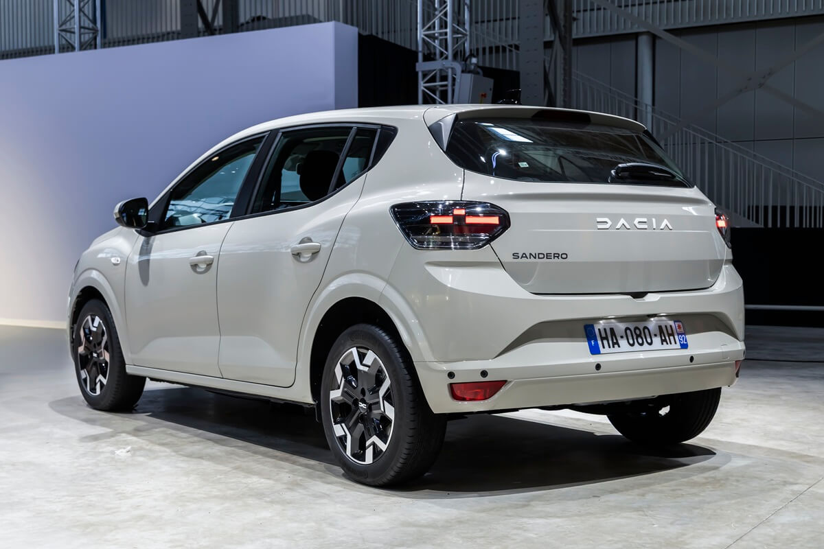 Dacia Sandero (2026) rear view