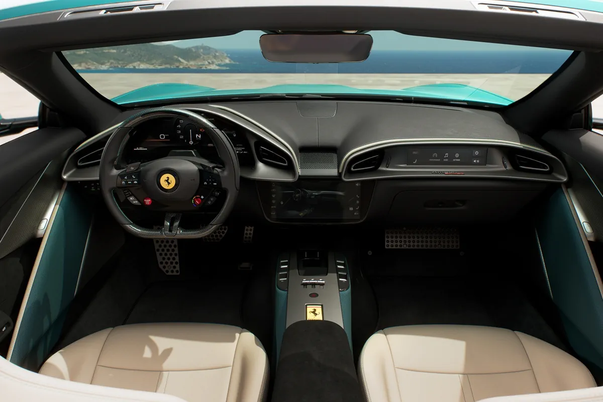 Ferrari Amalfi Spider (2026) dashboard view