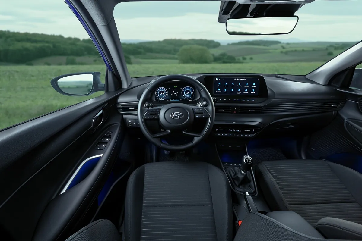 Hyundai i20 (2020–2023) dashboard view