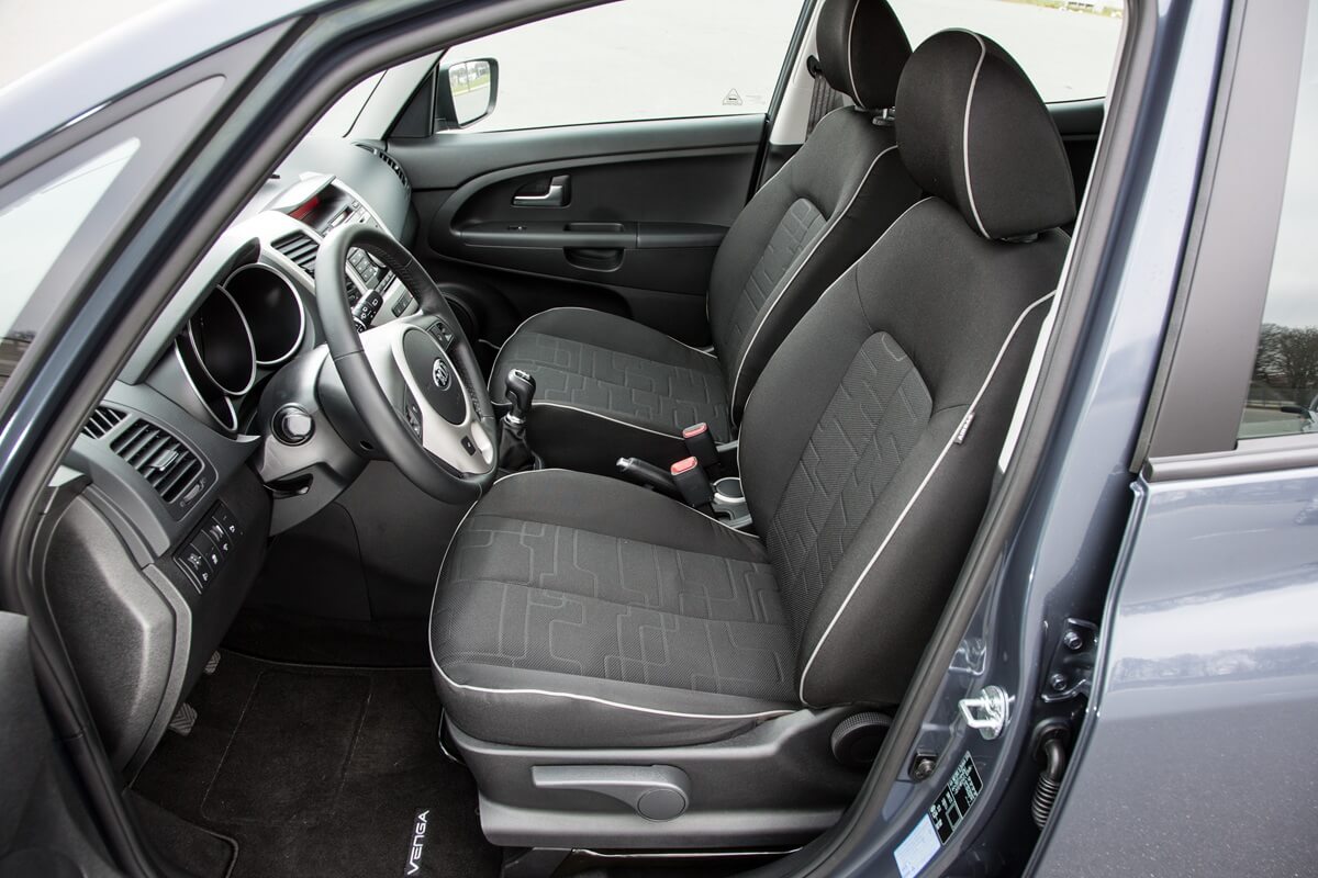 Kia Venga (2015–2019) interior seats