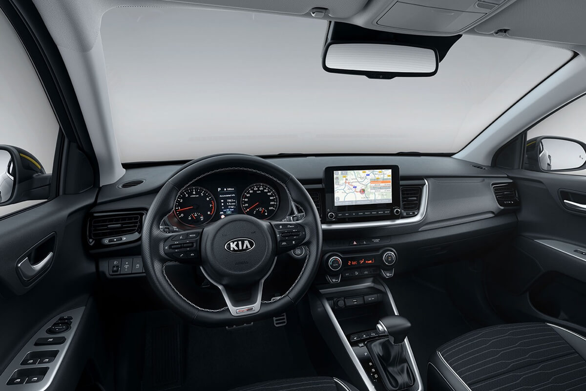 Kia Stonic (2020–2025) dashboard view