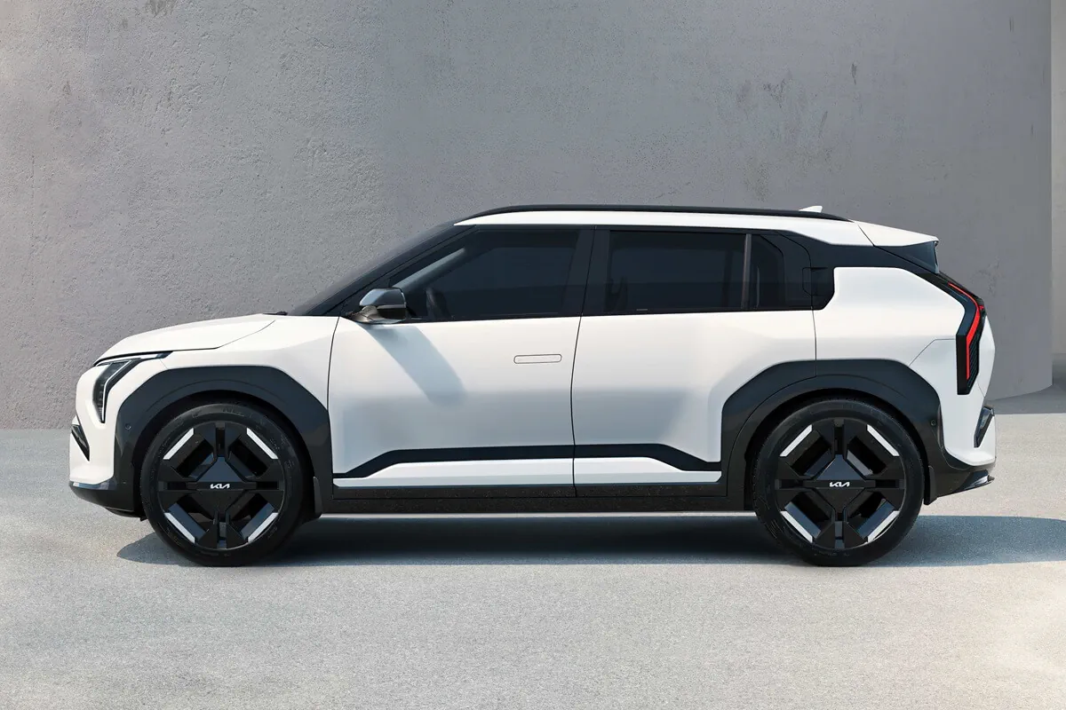 Kia EV3 (2026) zijaanzicht
