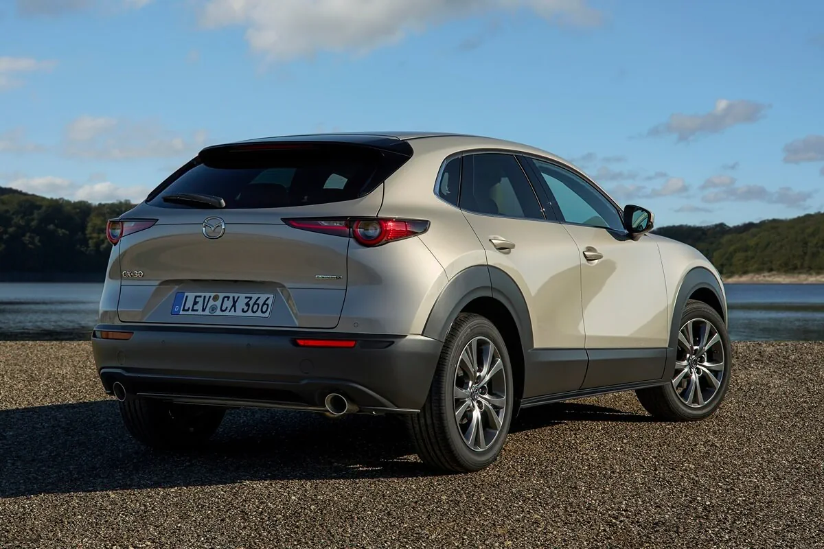 Mazda CX-30 (2026) achteraanzicht