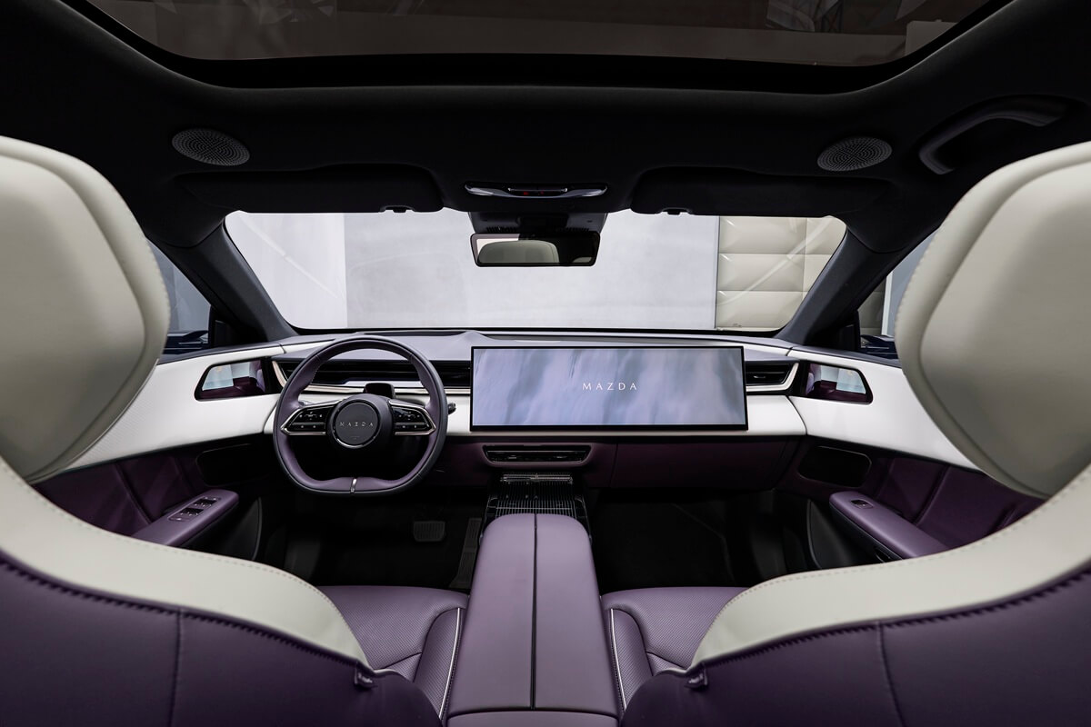 Mazda CX-6e (2026) dashboard view