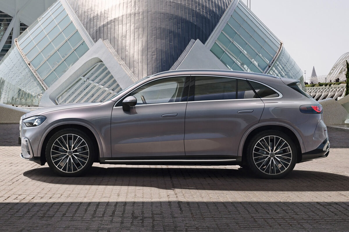 Mercedes-Benz GLC EQ (2026) side view