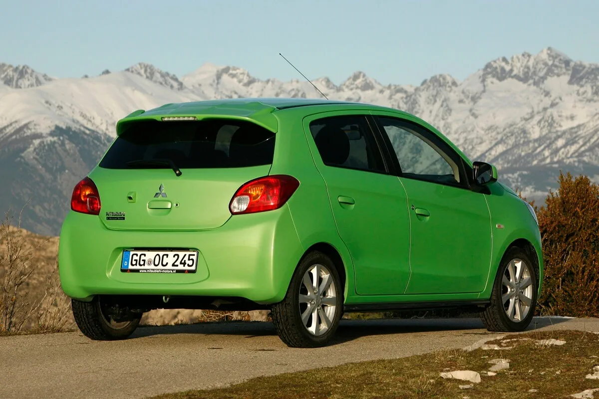 Mitsubishi Space Star (2013–2015) Heckansicht