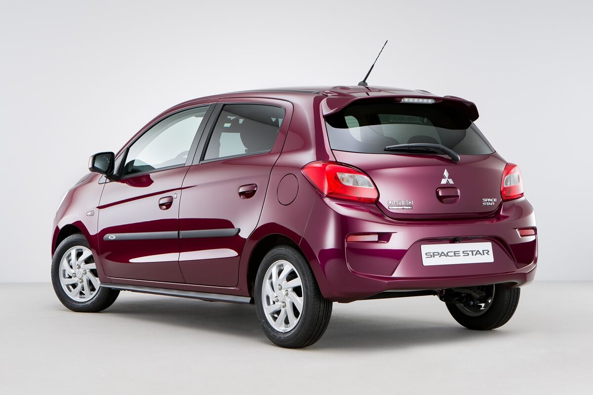 Mitsubishi Space Star (2016–2020) rear view
