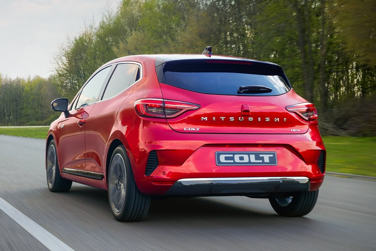 Mitsubishi Colt (2023–2025) rear view