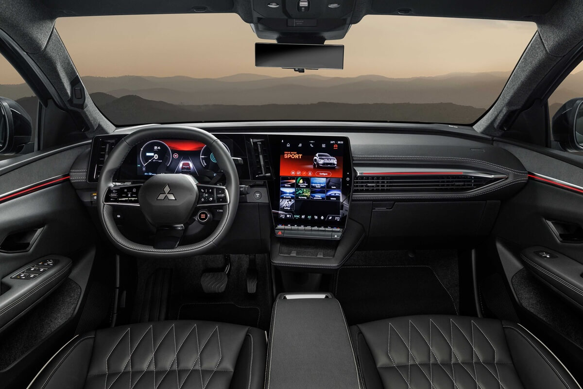 Mitsubishi Eclipse Cross (2026) vue du tableau de bord