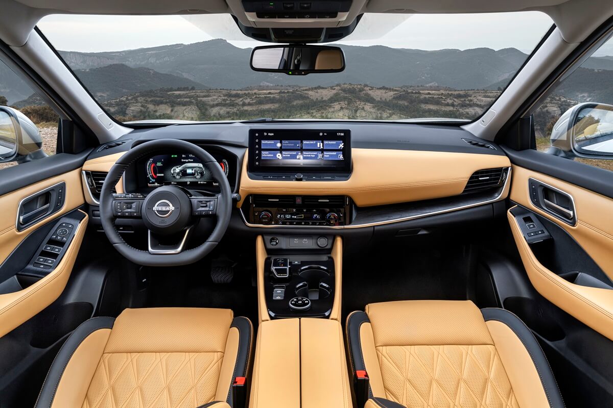 Nissan X-Trail (2026) dashboard view