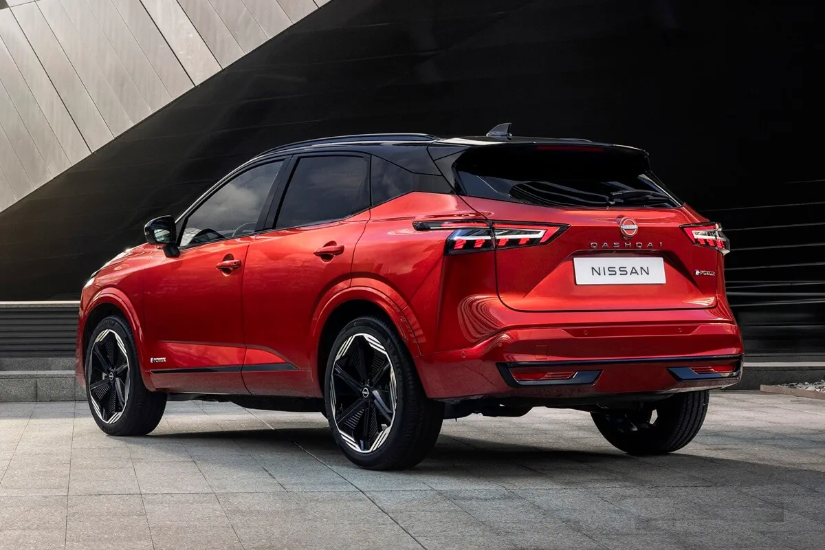 Nissan Qashqai (2026) vista trasera