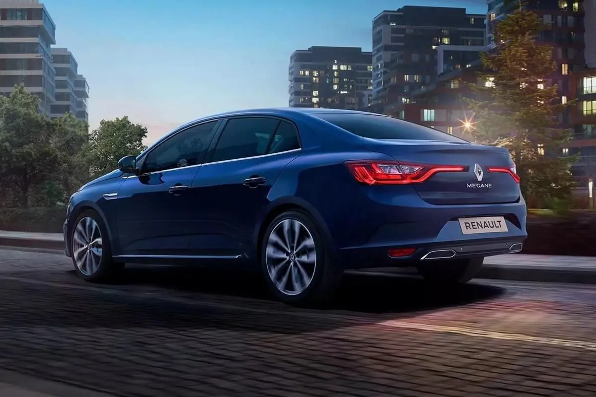 Renault Megane Sedan (2026) achteraanzicht