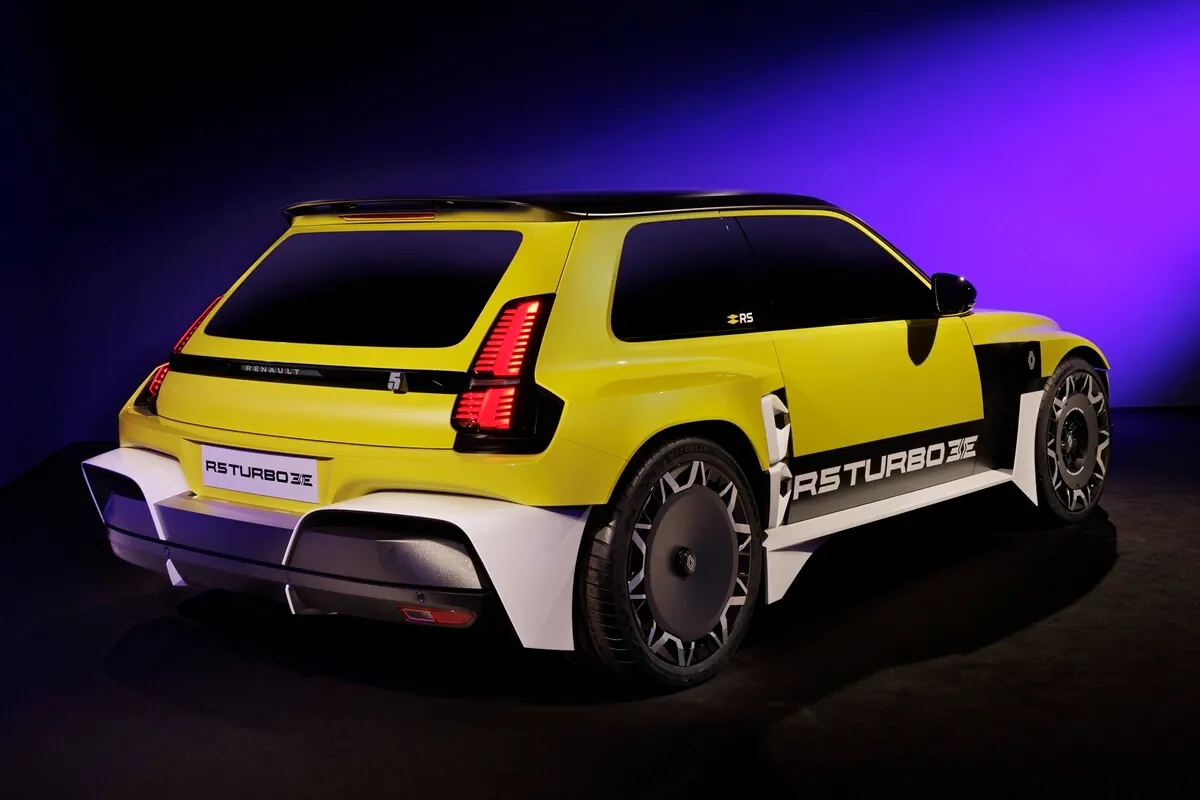 Renault 5 Turbo 3E (2026) achteraanzicht