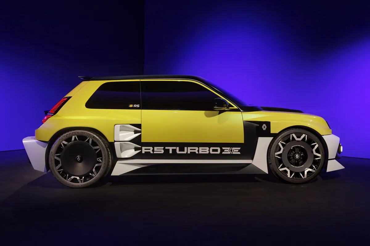 Renault 5 Turbo 3E (2026) zijaanzicht