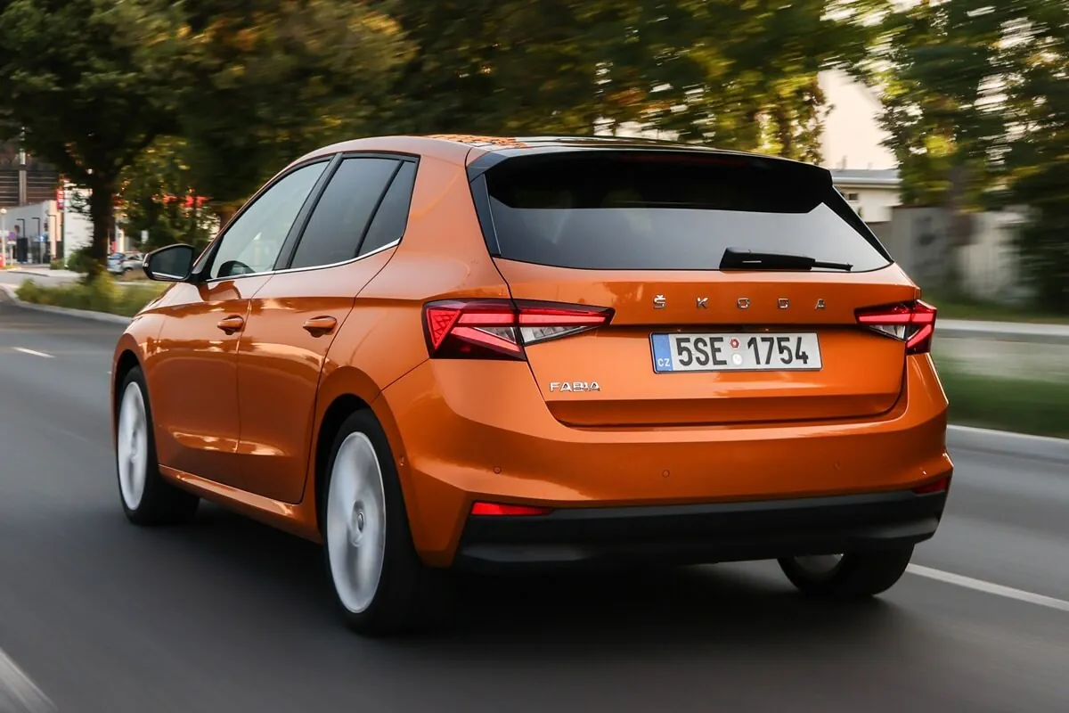 Skoda Fabia (2026) achteraanzicht
