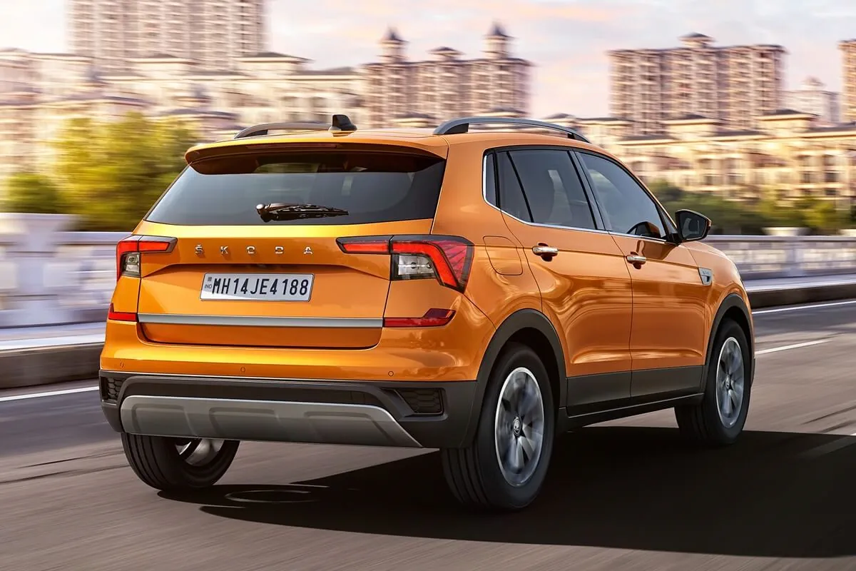 Skoda Kushaq (2021–2025) rear view