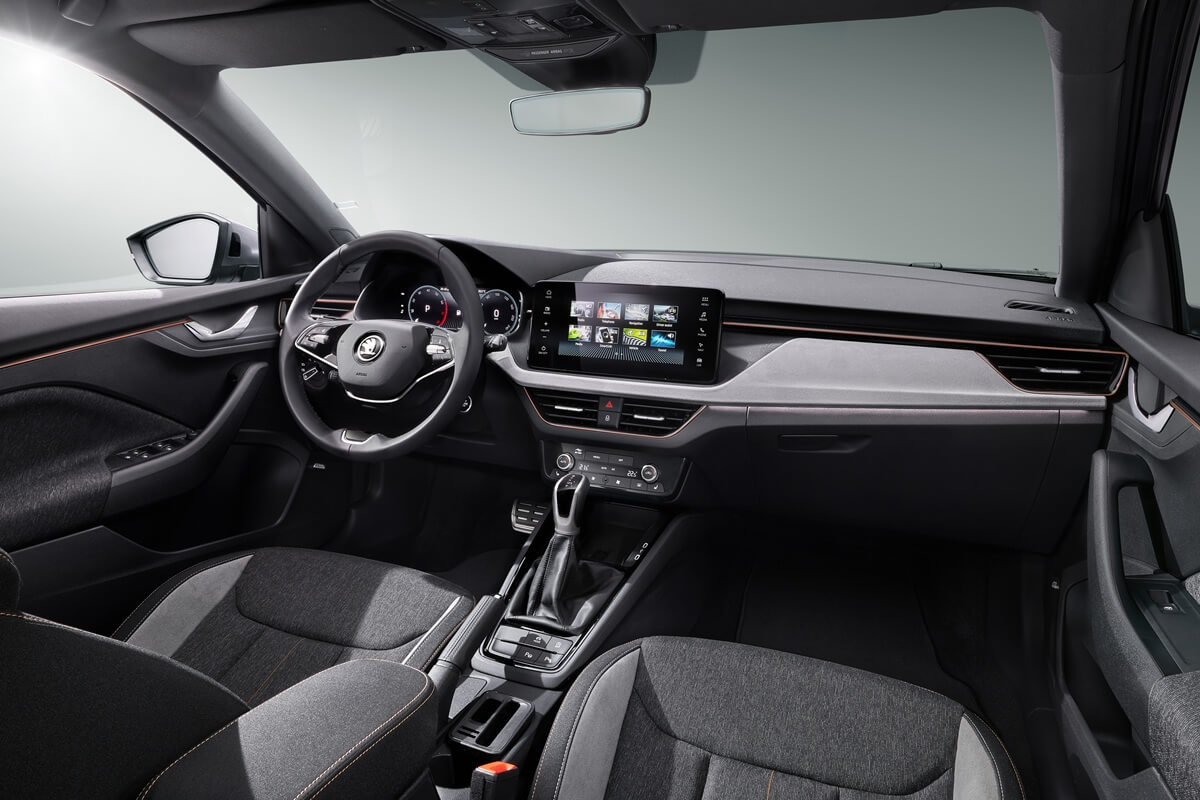 Skoda Scala (2026) dashboard view
