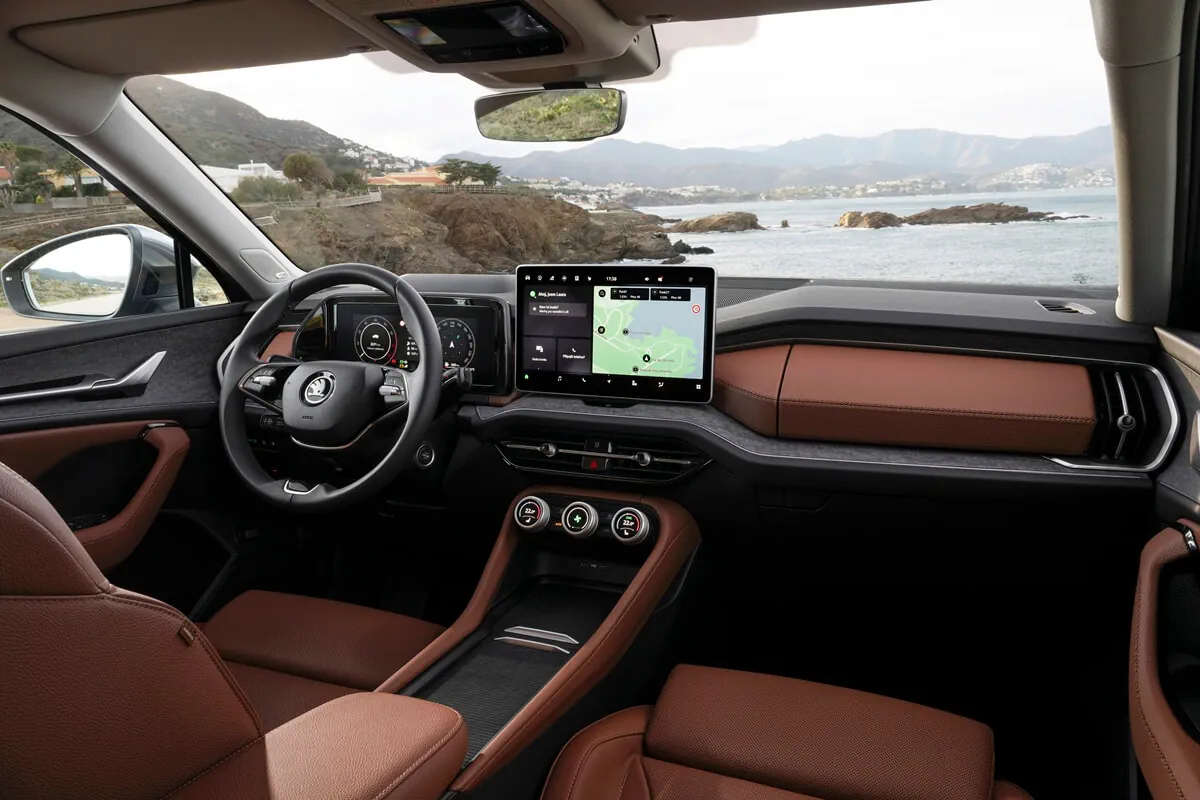Skoda Kodiaq (2026) vue du tableau de bord