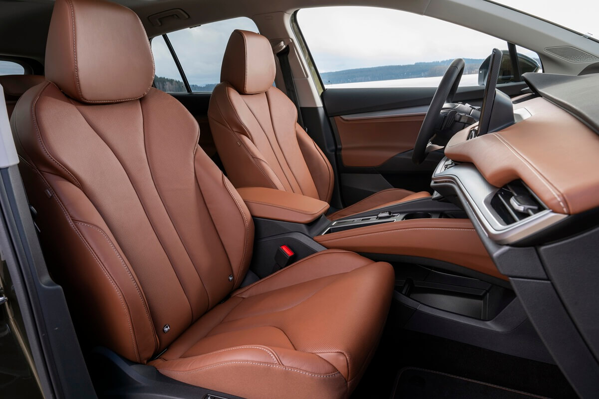 Skoda Enyaq (2026) vue des sièges