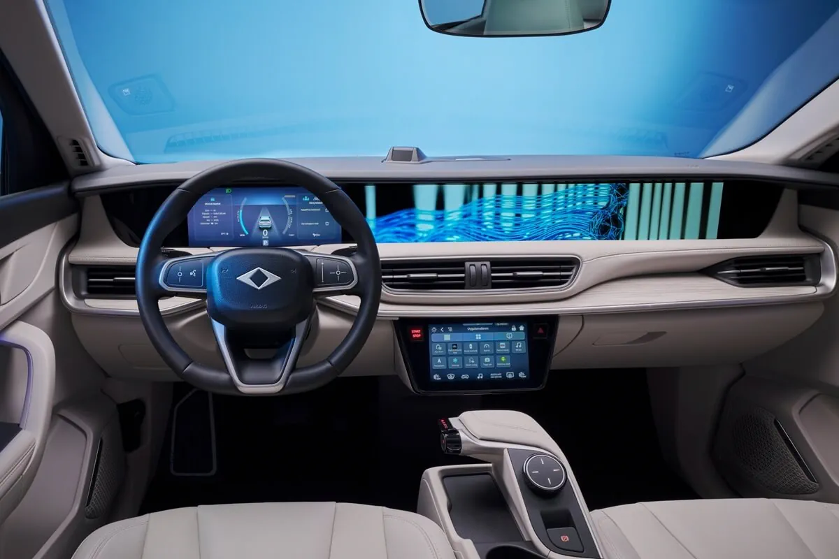 Togg T10X (2026) vista del tablero