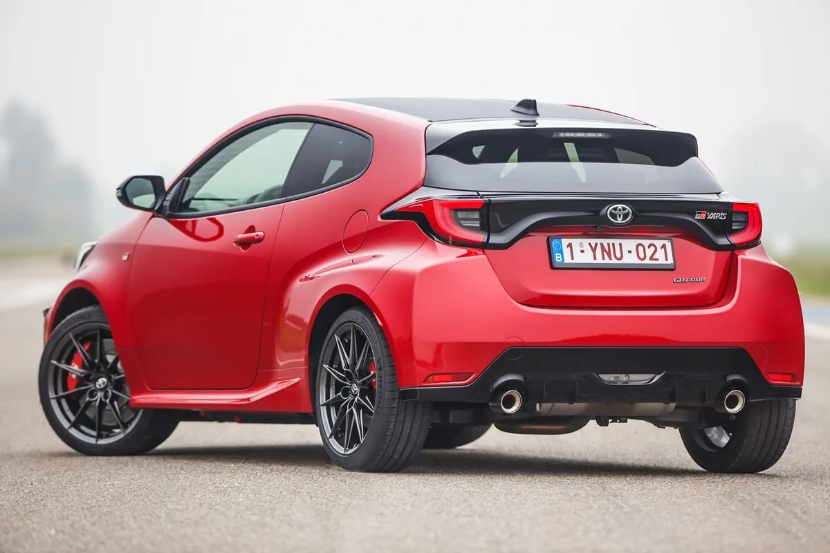 Toyota GR Yaris (2020–2023) achteraanzicht