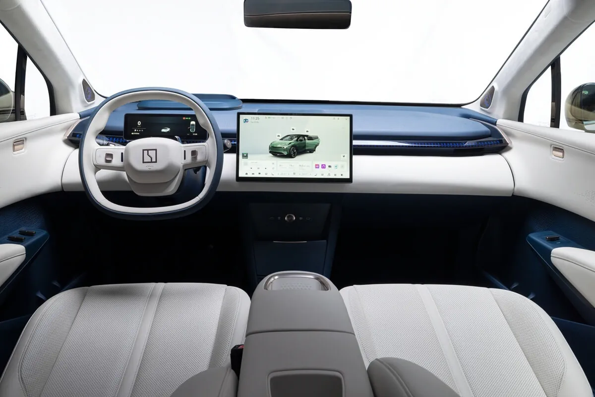 Zeekr X (2026) vue du tableau de bord